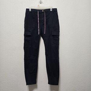 Tommy Hilfiger Navy Tapered Cargo Pants Size 10